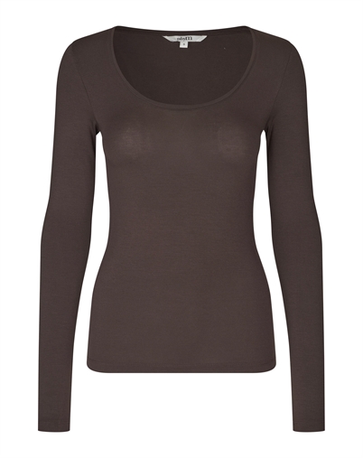 Mbym - Anna Basic Langarmshirt - Java 